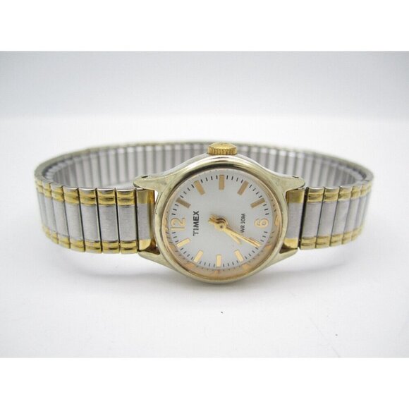 Women Timex Quartz WR Analog 19mm Round Watch (H619) "New Battery" - Picture 7 of 10